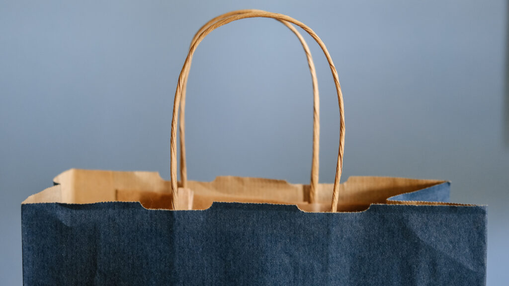 Blue Shopping Bag