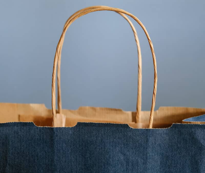 Blue Shopping Bag