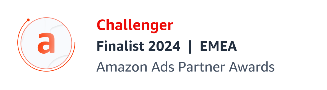 Amazon Ads Partner Awards 2024 Challenger Finalist EMEA